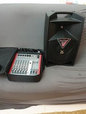 Professional CDG Karaoke System VSA12 Speakers, 4x Wireless Microphones & Mixer.