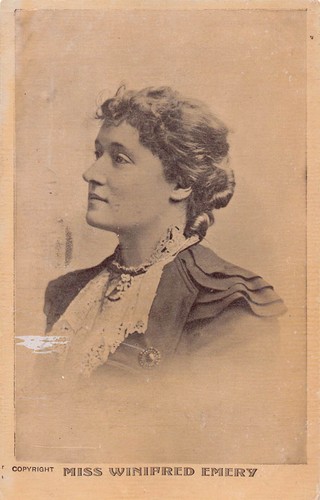 Postcard edwardian actress - actress,