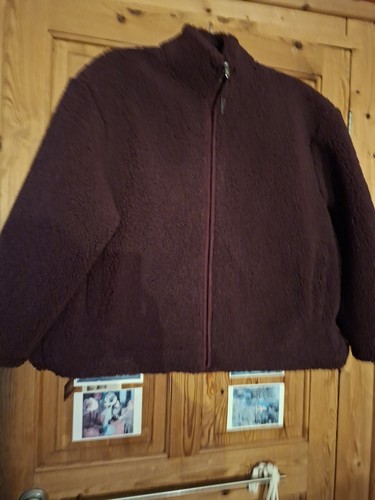 Purple teddy jacket - xl,