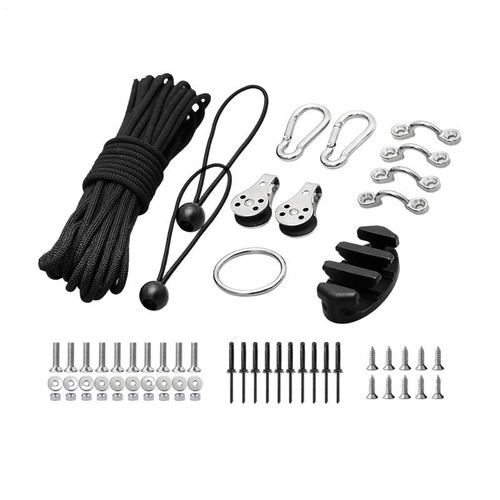 Kayak anchor trolley kit - trolley,