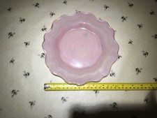 Decorative Pink Glass Plate