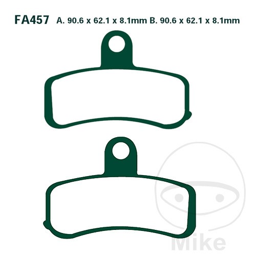 Ebc sintered brake pads - ebc, hh