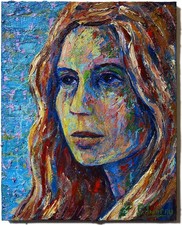 WOMAN PORTRAIT OIL PAINTING