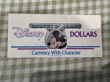 1x $1 Disney Dollar Fantasia Mickey Mouse - Series 1989