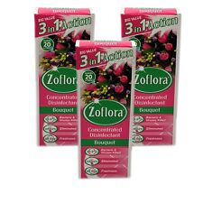 3 x ZOFLORA DISINFECTANT