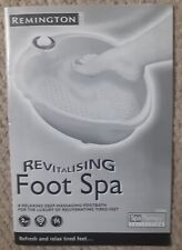 Remington: Revitalising Foot Spa & Massager F7008 with 3 settings 45cmL x 37cm W