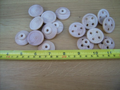 10x wooden toy steering - toy, wheels