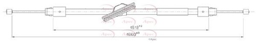 Apec front brake - brake, cable