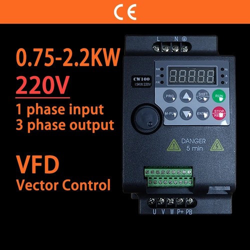 2kw 3hp 220v variable - 3hp,