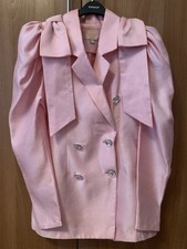 Francesca Couture Pink Blazer Dress Size M