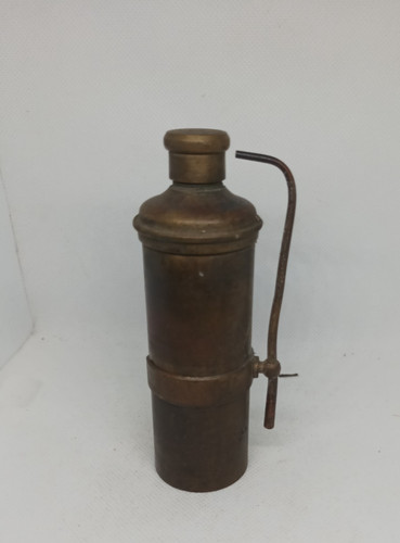 Antique brass jewellers spirit - brass,
