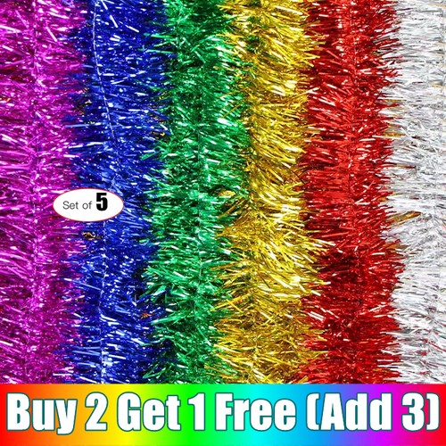 5ft tinsel chunky - 2m, (6,5ft
