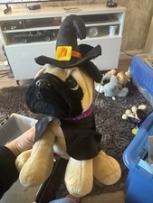 Mecca Bingo Pug Witch Soft Toy Approx 9inch