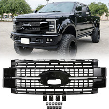 Front Upper Grille Gloss Black