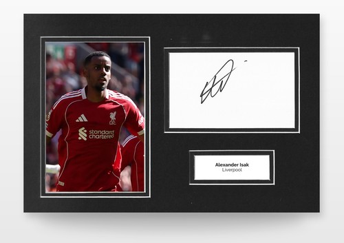 Alexander isak signed 12x8 - alexander,