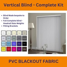 VERTICAL BLINDS - PVC BLACKOUT