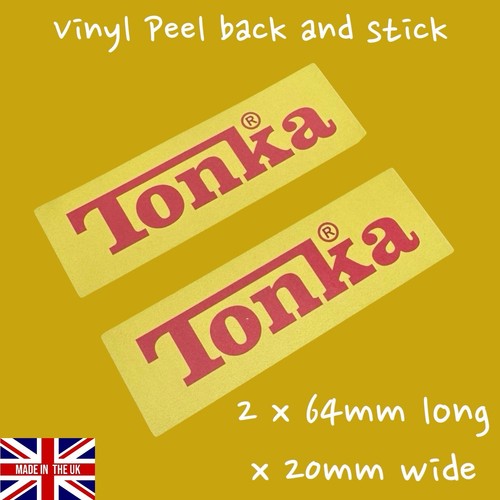 Tonka truck vinyl sticker - tonka,