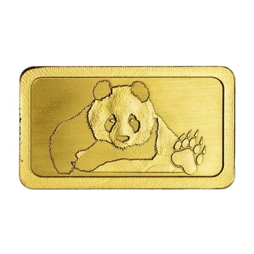 Gold bar panda germany - gold,