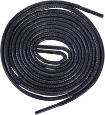 Round Waxed Shoe Laces for