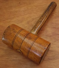 Antique mallet lignum vitae - antique,