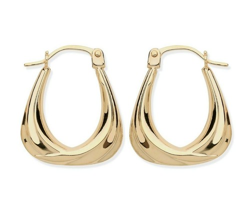 9ct yellow gold handbag creole - 9ct,