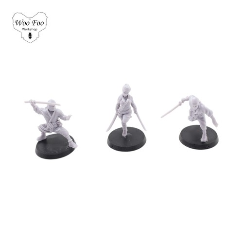 Samurai ninja 28mm resin - samurai, x
