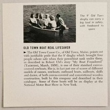 1951 Magazine Photo Old Town