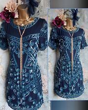 frock & frill Asos blue beaded