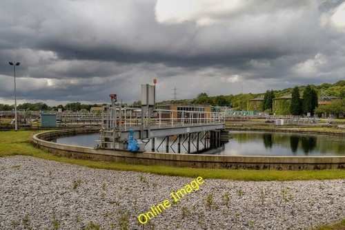 Photo 6x4 sewage treatment - photo,