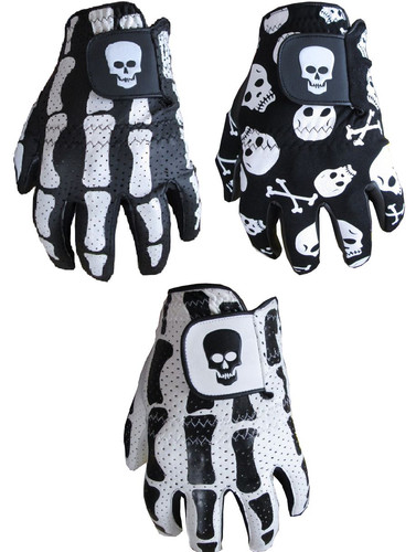 Mens golf gloves skulls - mens,