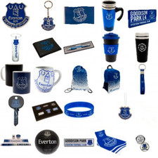 Official Everton FC Flag Scarf Wallet Towel Hat Bag Gloves Football Gifts