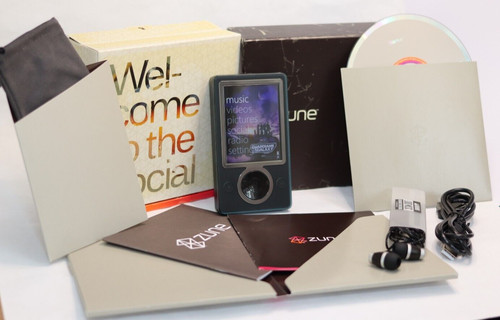 Boxed zune 30gb premium - 30gb, w