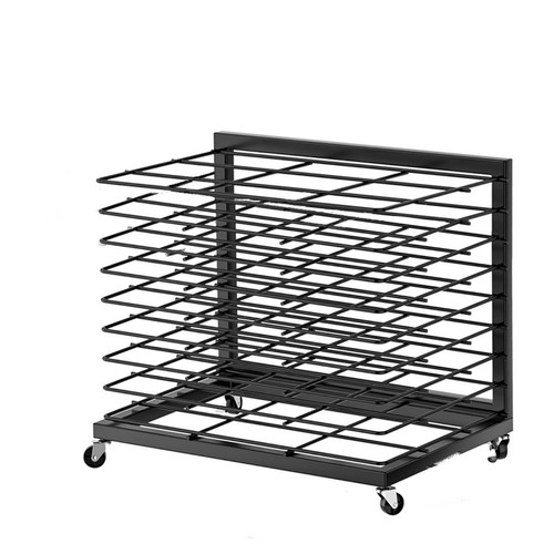 Rolling art rack slanted - art,