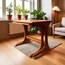 Teak Mid Century Danish Nest of Tables x2 *see description