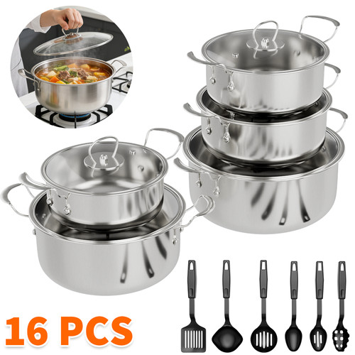 16pcs induction non stick - 16pcs,