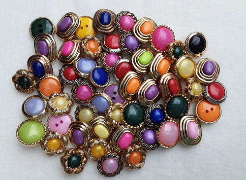 50g vintage style - vintage, buttons