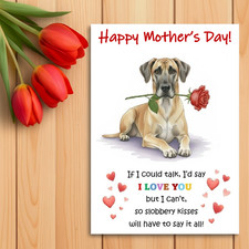 Great Dane Mother’s Day Card