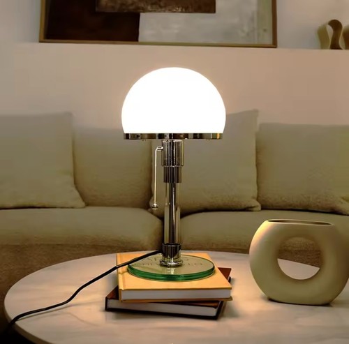 Bauhaus glass lamp mcm - bauhaus,