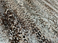Metallic Snake Skin Print