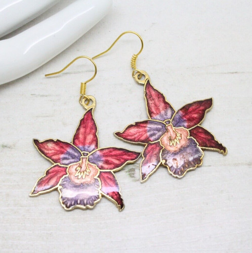 Vintage purple cloisonne - vintage,