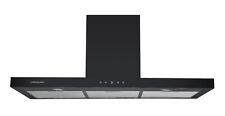 Cookology LINT1001BK/A++ Black Linear Extractor 100cm Chimney Cooker Hood