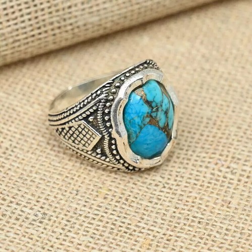 Blue copper turquoise - turquoise, gemstone