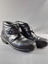 Womens Pavers Black Leather