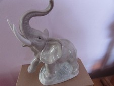Vintage NAO by Lladro Porcelain Wild Animal Elephant Collectible Figurine