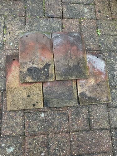 Reclaimed concrete roof tiles - reclaimed,