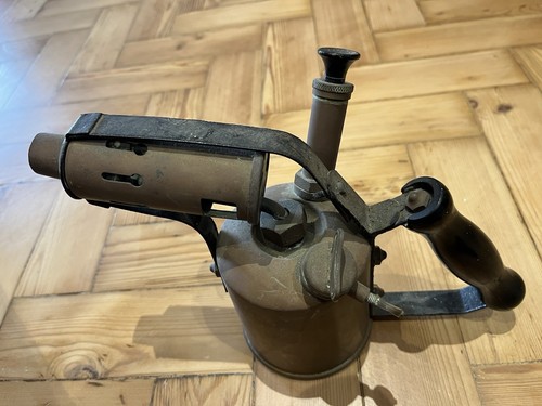 Vintage brass paraffin - paraffin, blow