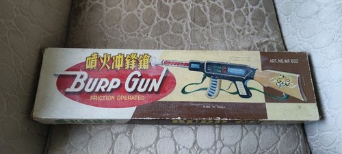 Rare vintage burp - burp, tin