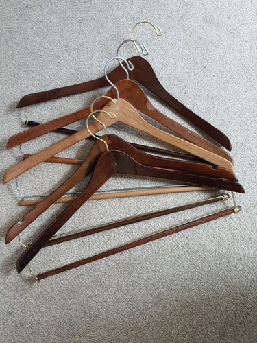Vintage wooden hotel clothes - wooden,
