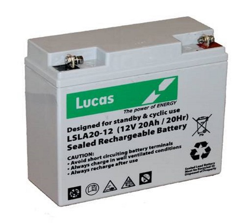 Pair 12v 20ah lucas - 2, x