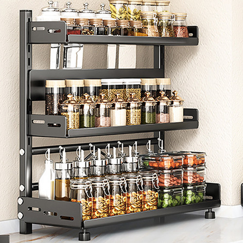 Tiers spice rack kitchen - rack,